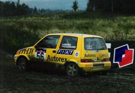 Jacek Sikora i Marek Kaczmarek - Fiat Cinquecento Sporting.